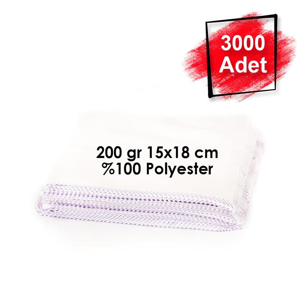 Baskısız Mikrofiber Gözlük Temizleme Bezi 3000 Adet 200 gr 15x18 cm %100 Polyester