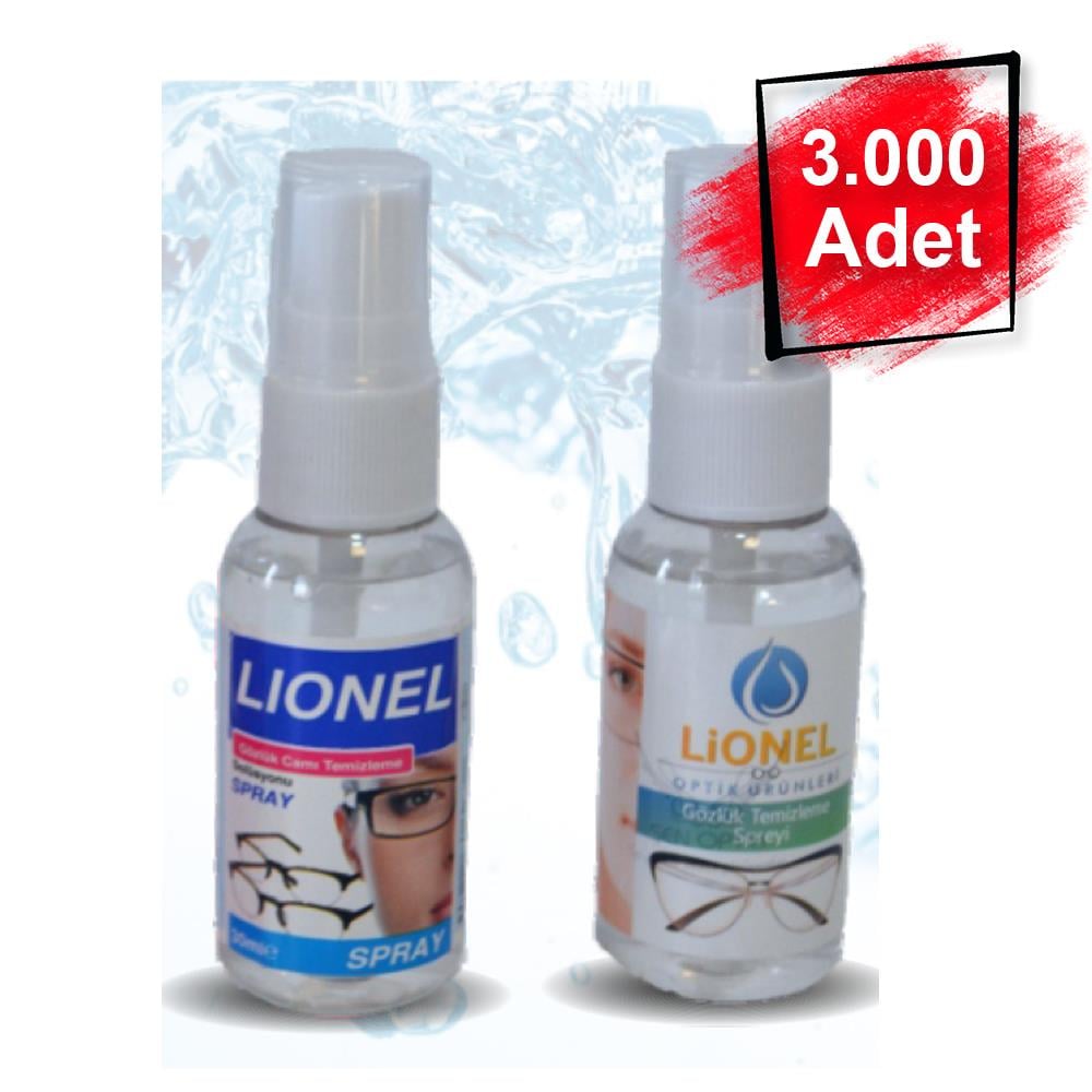 3000 Adet 30 ML Gözlük Temizleme Solüsyonu