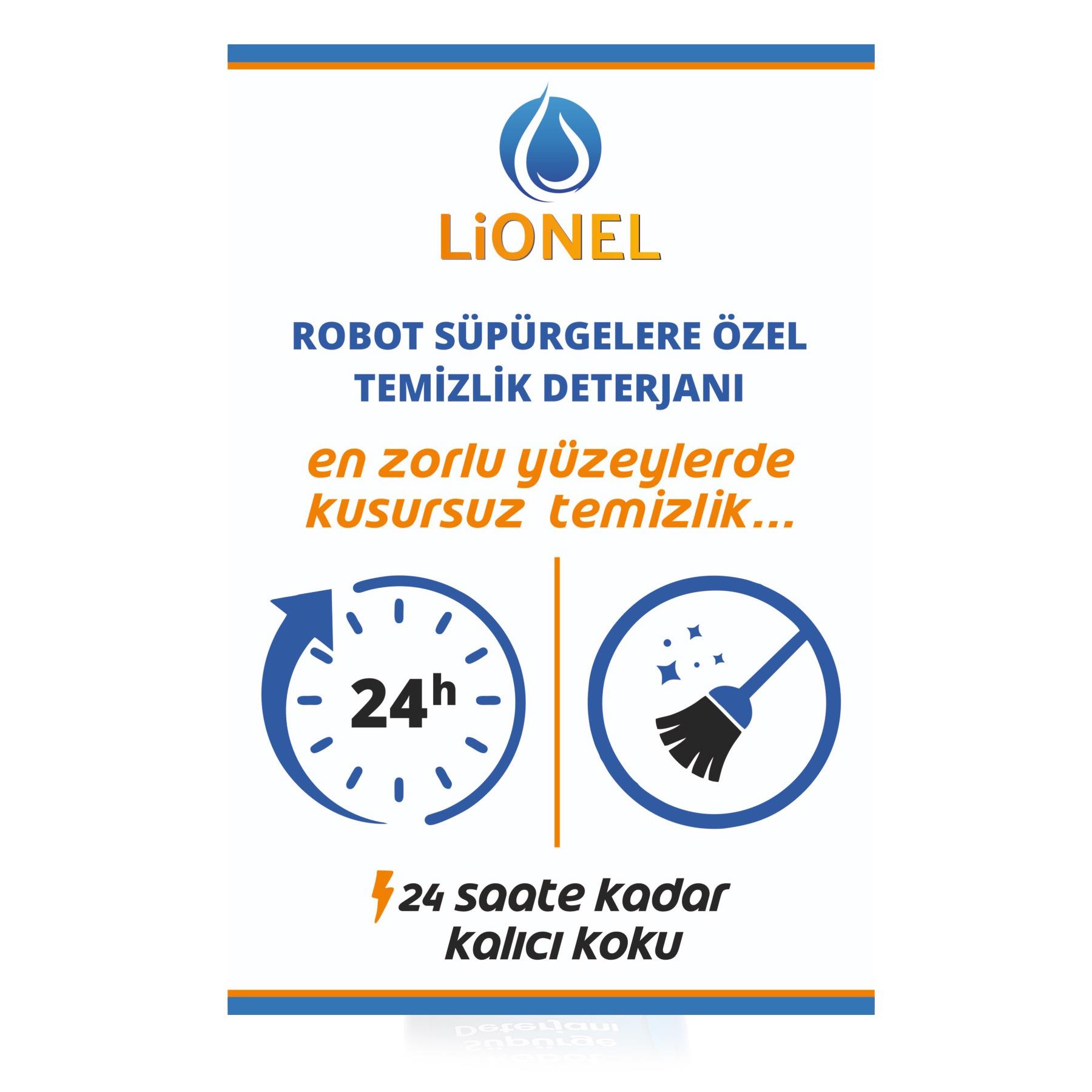 8 Adet Lionel Robot Süpürge Deterjanı