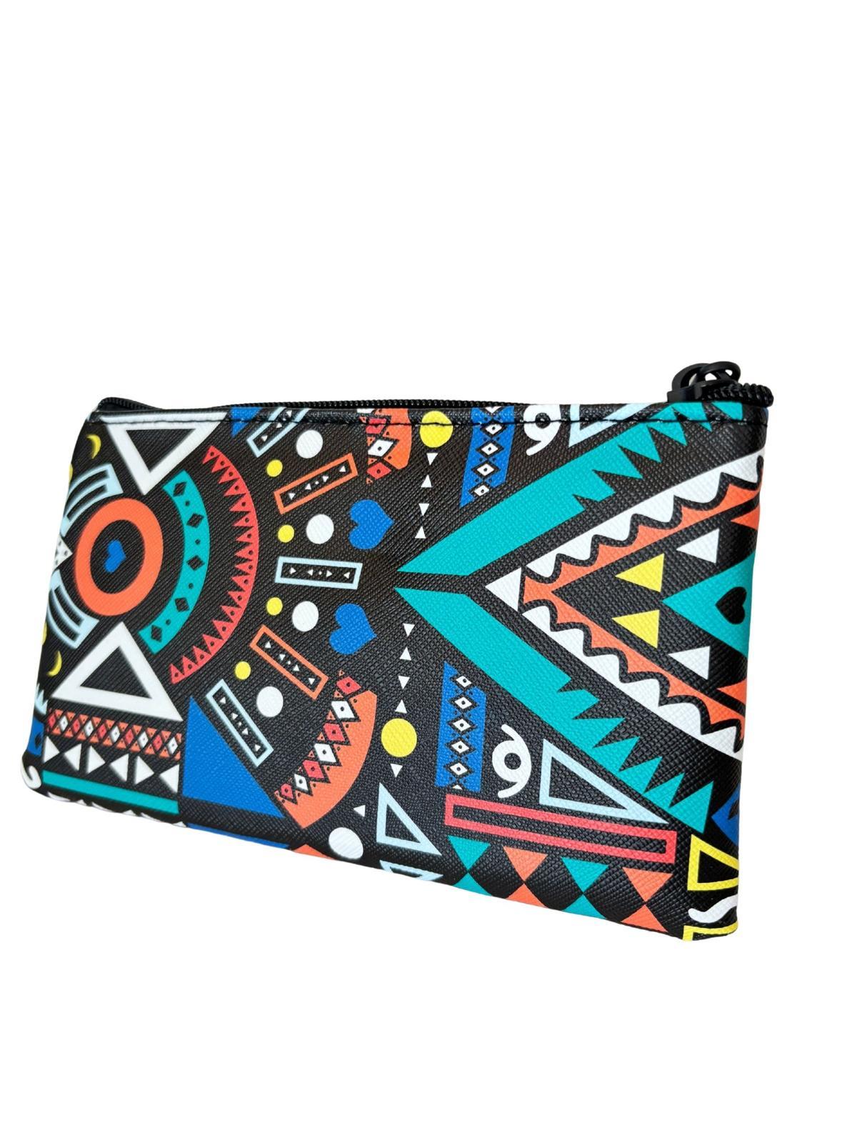 AFRICAN DESIGN ÇOK AMAÇLI ÇANTA, GÖZLÜK ÇANTASI, MAKYAJ ÇANTASI VE CÜZDAN ÇANTA