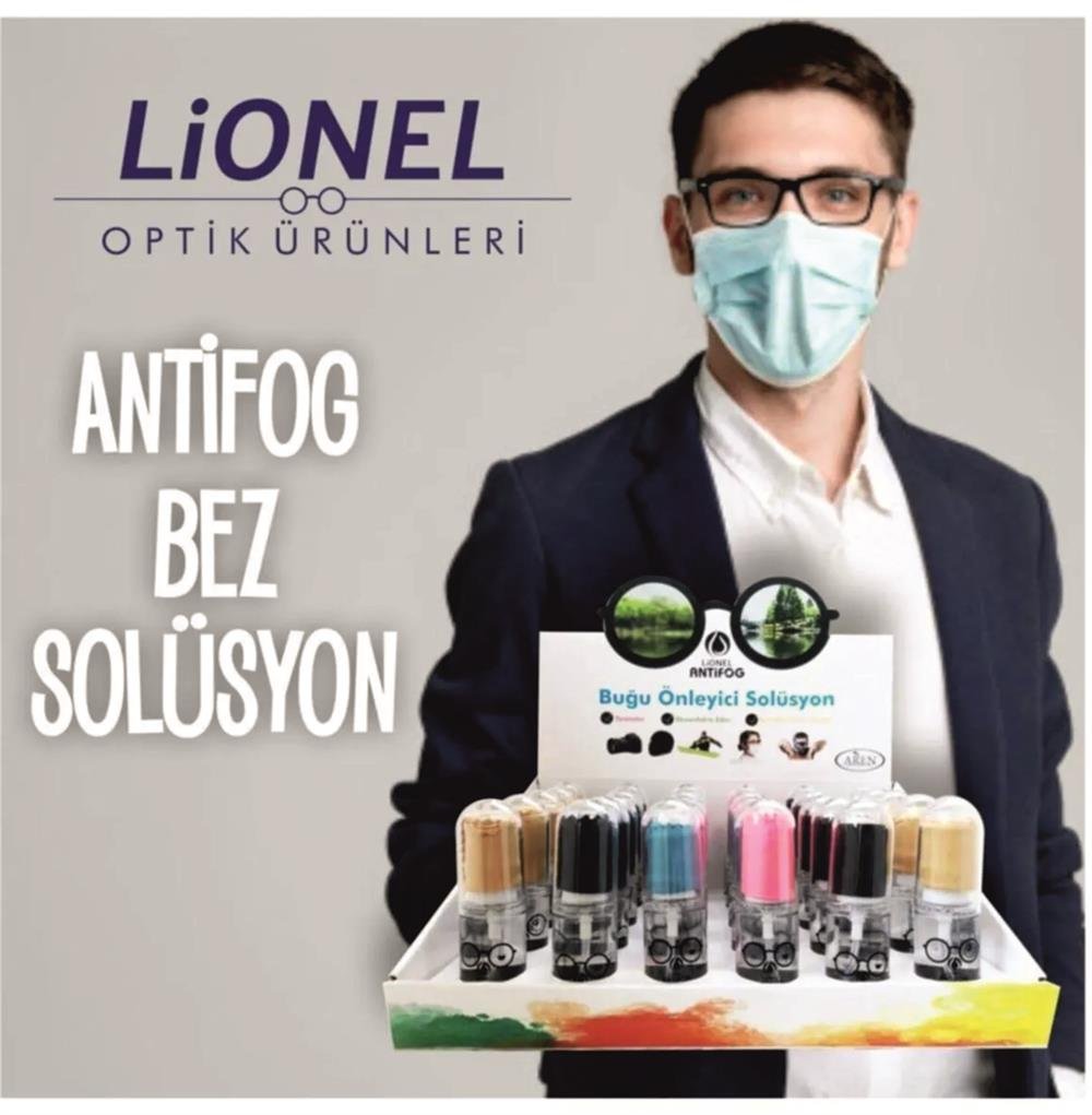 Antifog Buğu Önleyici Sprey ve Bez 30lu Stand