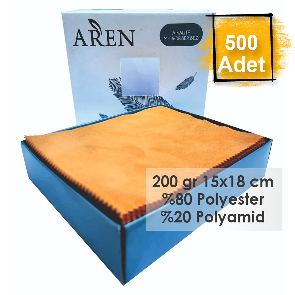 Baskısız 500 Adet 200 gr %80 Polyester %20 Polyamid, 15x18 cm Mikrofiber Gözlük Temizleme Bezi