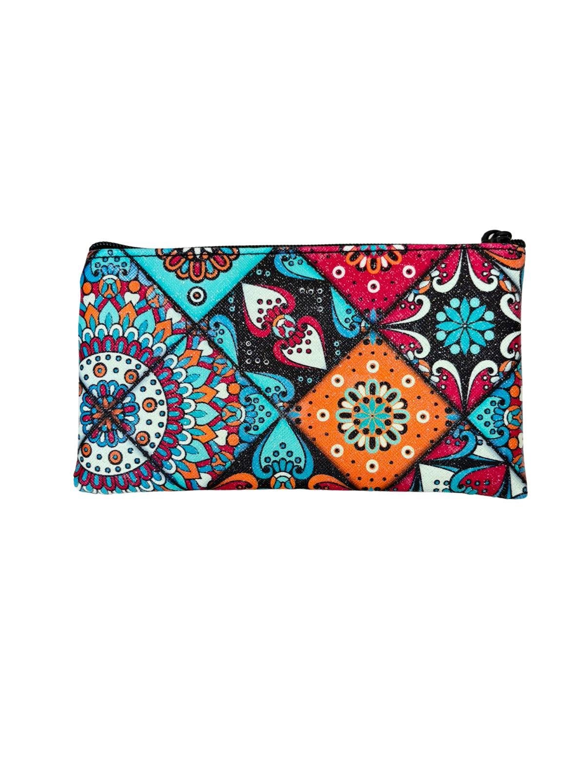 ETHNIC DESIGN ÇOK AMAÇLI ÇANTA, GÖZLÜK ÇANTASI, MAKYAJ ÇANTASI VE CÜZDAN ÇANTA