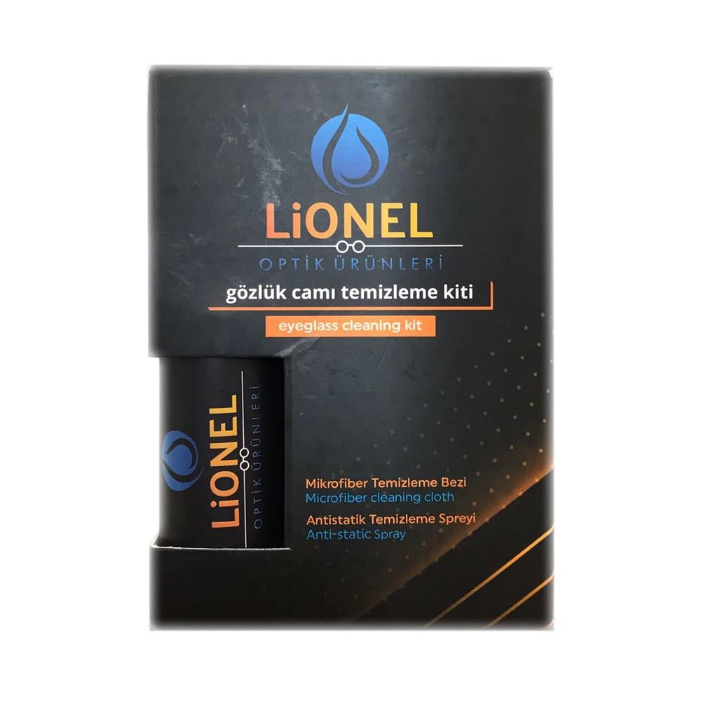 Lionel Gözlük Temizleme Seti, Gözlük Temizleme Spreyi ve Mikrofiber Gözlük Temizleme Bezi