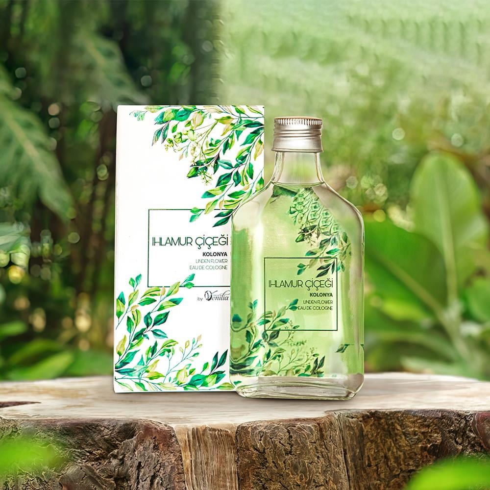 Venilia Ihlamur Çiçeği Kolonya Eau De Cologne Cam Şişe 200 ML