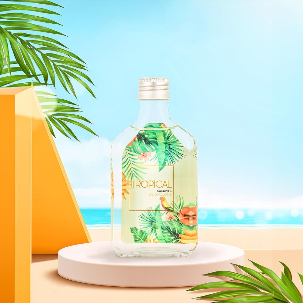 Venilia Tropical Kolonya Eau De Cologne Cam Şişe 200 ML