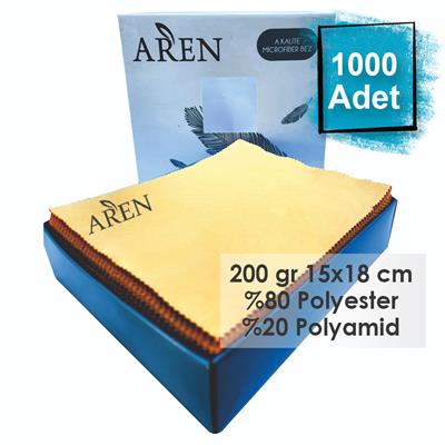 1000 Adet Tampon Baskılı Mikrofiber Gözlük Temizleme Bezi, 200 gr %80 Polyester %20 Polyamid 15x18 cm