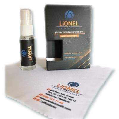2.000 Adet 20 ML KUTULU SET - 20 ML Gözlük Temizleme Solüsyonu ve 15x18 cm Gözlük Temizleme Bezi