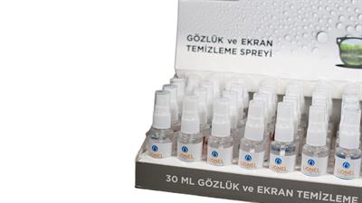 30 ml 45 Adet Standlı Gözlük Temizleme Solüsyonu