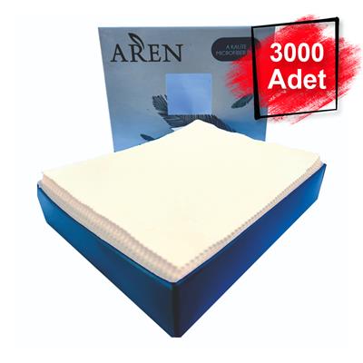 3000 Adet Tek Renk Tampon Baskılı Mikrofiber Gözlük Temizleme Bezi 220 gr 15x18 cm %80 Polyester %20 Polyamid