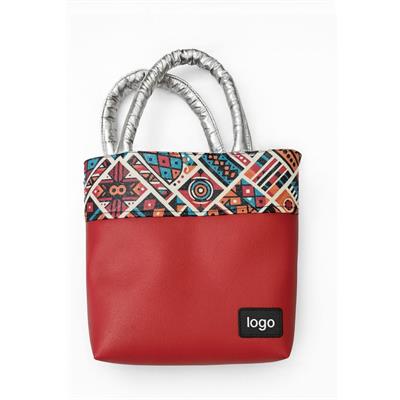 African Dizayn Kırmızı Deri Journey Serisi Deri Journey Çanta - Markanıza ve Logonuza Özel Tasarım