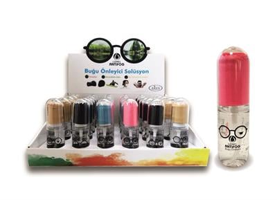 Antifog Buğu Önleyici Sprey ve Bez 30lu Stand