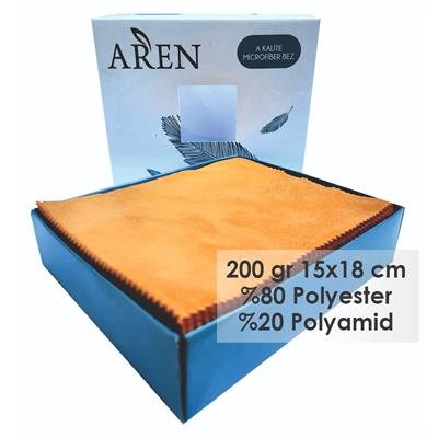 Baskısız Mikrofiber Gözlük Temizleme Bezi, 200 gr %80 Polyester %20 Polyamid, 15x18 cm
