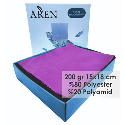 Baskısız Mikrofiber Gözlük Temizleme Bezi, 200 gr %80 Polyester %20 Polyamid, 15x18 cm