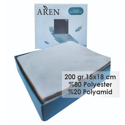 Baskısız Mikrofiber Gözlük Temizleme Bezi, 200 gr %80 Polyester %20 Polyamid, 15x18 cm