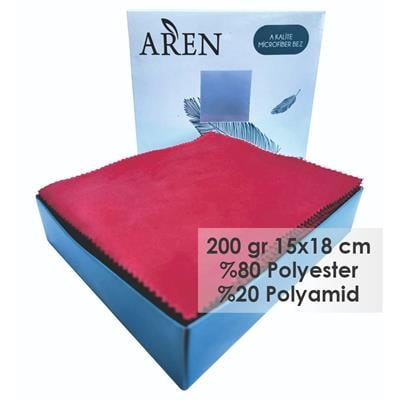 Baskısız Mikrofiber Gözlük Temizleme Bezi, 200 gr %80 Polyester %20 Polyamid, 15x18 cm