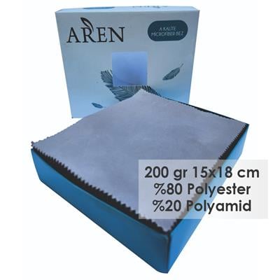 Baskısız Mikrofiber Gözlük Temizleme Bezi, 200 gr %80 Polyester %20 Polyamid, 15x18 cm