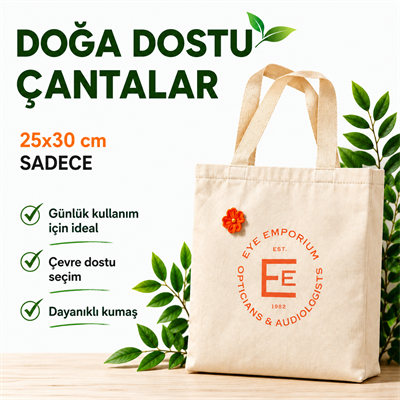 Bez Çanta 25x30 cm - Logonuza ve Markanıza Özel Baskılı