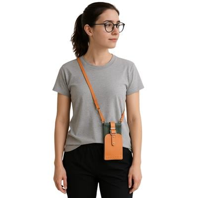 Deri Askılı Şık Spor Model Gözlük Çantası Kılıfı - Markanıza ve Logonuza Özel