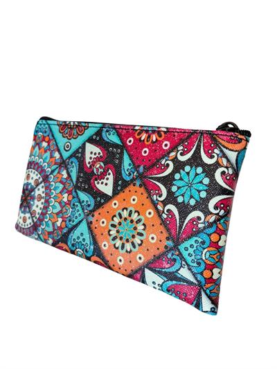 ETHNIC DESIGN ÇOK AMAÇLI ÇANTA, GÖZLÜK ÇANTASI, MAKYAJ ÇANTASI VE CÜZDAN ÇANTA