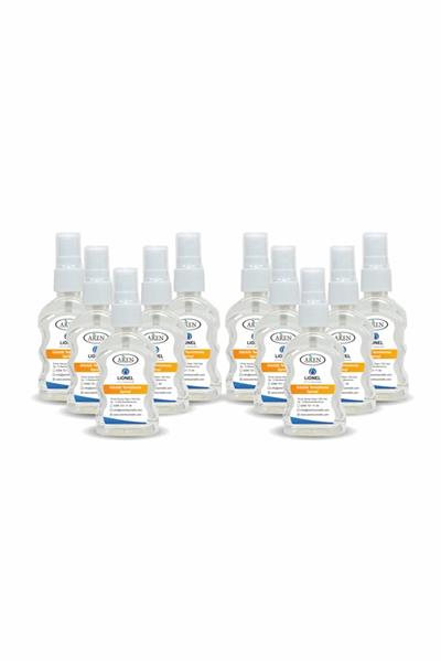 Lionel 10 Adet Microfiber Bez Ve 10 Adet Gözlük Temizleme Solüsyonu - Sarı