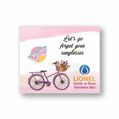 Lionel Bisiklet Desenli Gözlük Ve Ekran Temizleme Seti