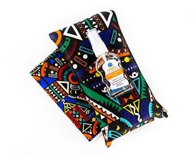 Lionel Karışık Renkli Karışık Desenli Gözlük Çantası