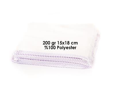 Mikrofiber Gözlük Temizleme Bezi 200 gr 15x18 cm %100 Polyester