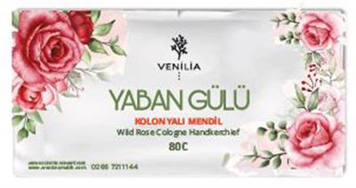 Yaban Gülü Esanslı Kolonyalı Islak Mendil 50 Adet