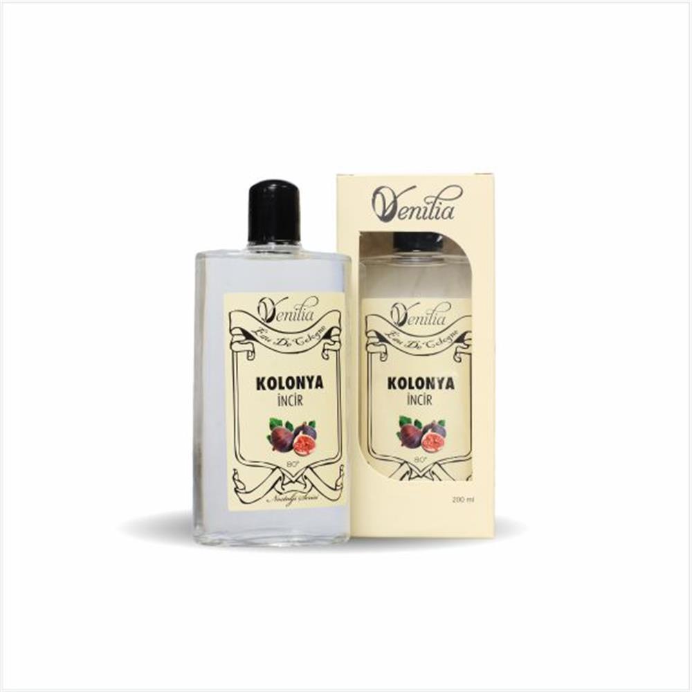 200 ML Cam Şişe Venilia İncir Esanslı Kolonya - İncir Kolonyası