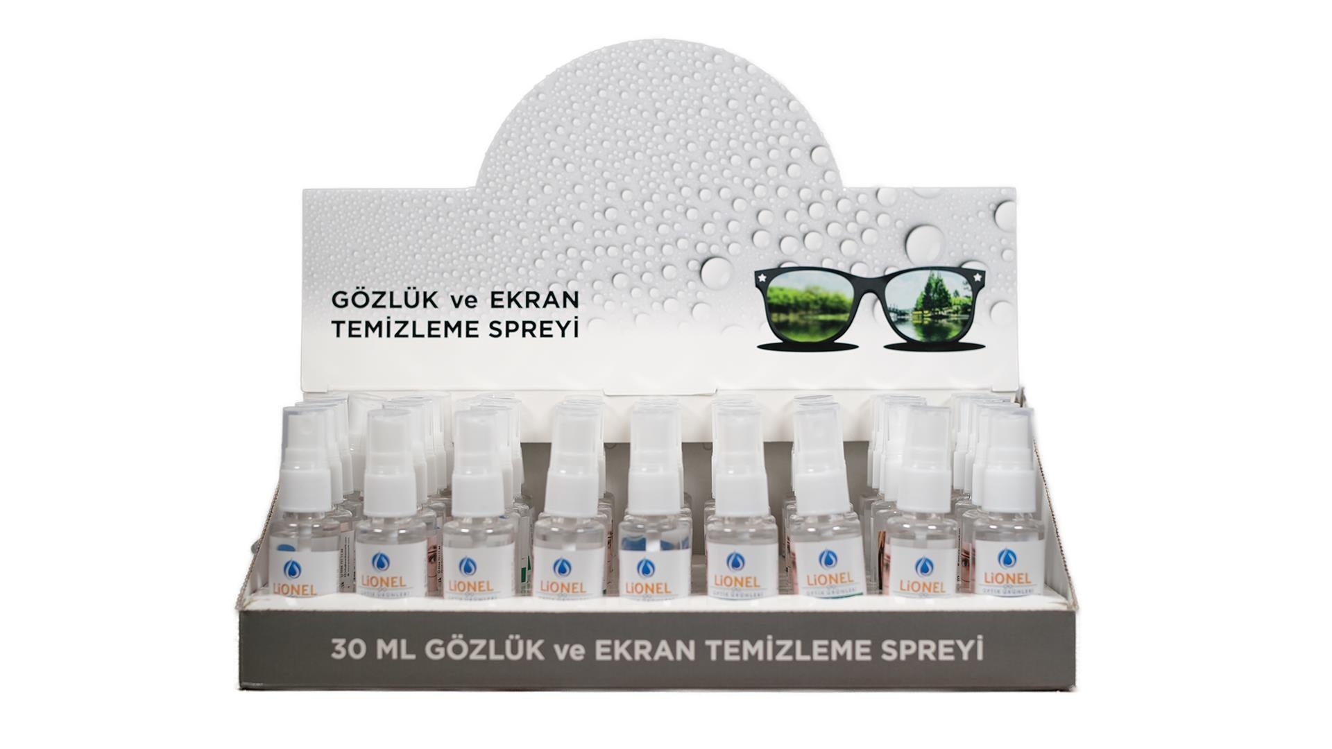 30 ml 45 Adet Standlı Gözlük Temizleme Solüsyonu