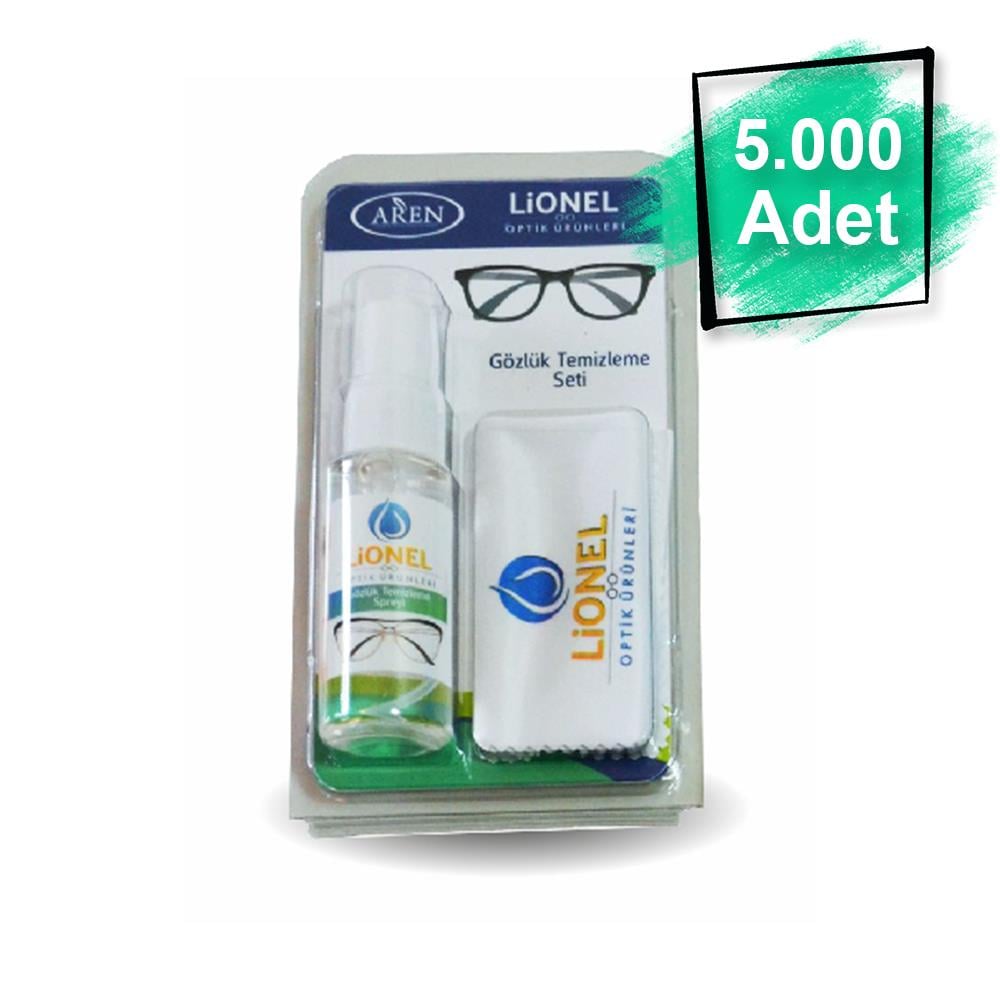 5000 Adet Blister Gözlük Temizleme Seti - 30 ML Solüsyon + Mikrofiber Gözlük Temizleme Bezi