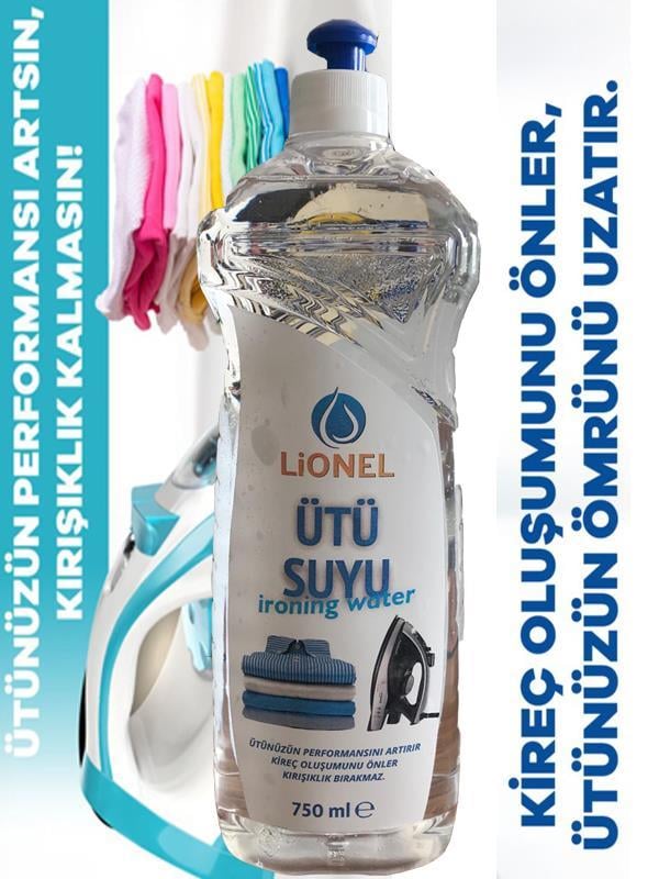 Ütü Suyu, Yumuşatıcı Özellikli, Ütü Performansını Arttırır, Kireç Oluşumunu Önler 750 ML