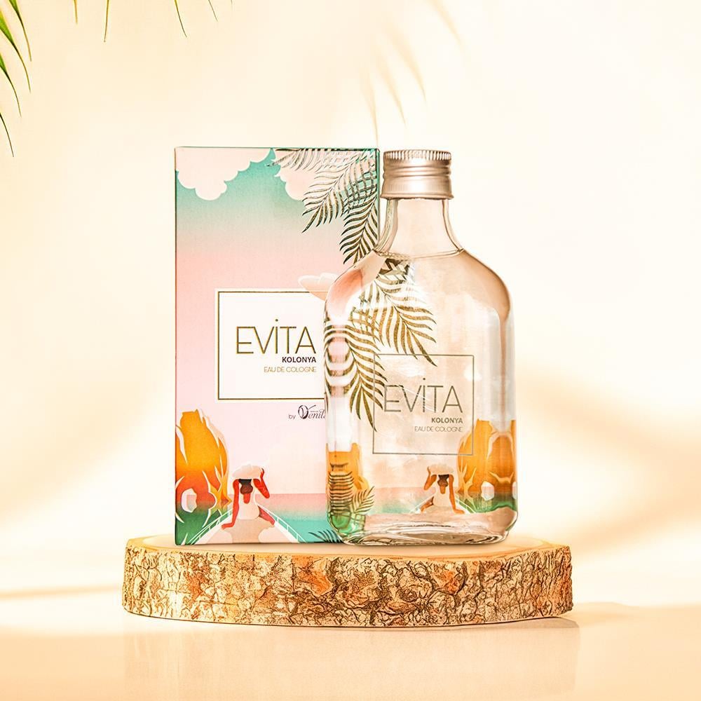 Venilia Evita Kolonya Eau De Cologne Cam Şişe 200 ML
