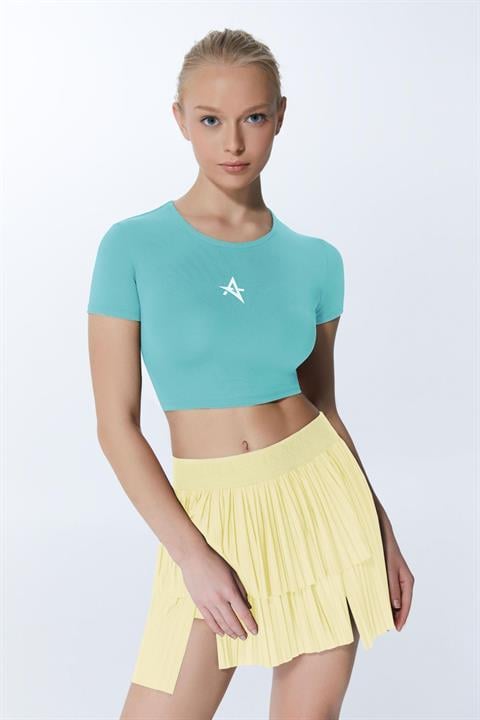 ED 2303-19 Ada Dry-Touch Kadın Tenis Etek Şortlu Lila Mor (Tenis, Golf, Pickleball, Dans)