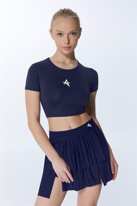 ED 2303-19 Ada Dry-Touch Kadın Tenis Etek Şortlu Lila Mor (Tenis, Golf, Pickleball, Dans)