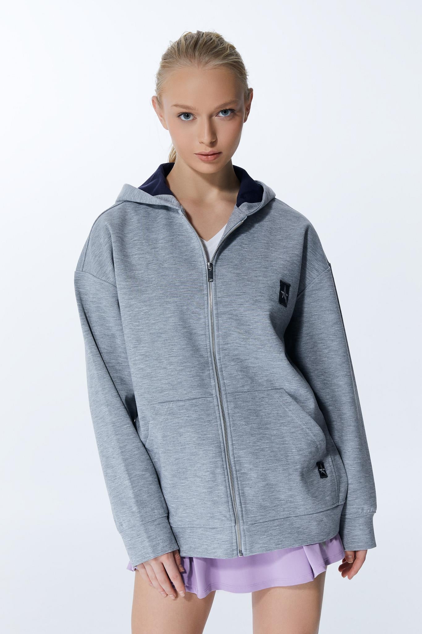 ED 2344-02 Relax Oversize Ceket Gri