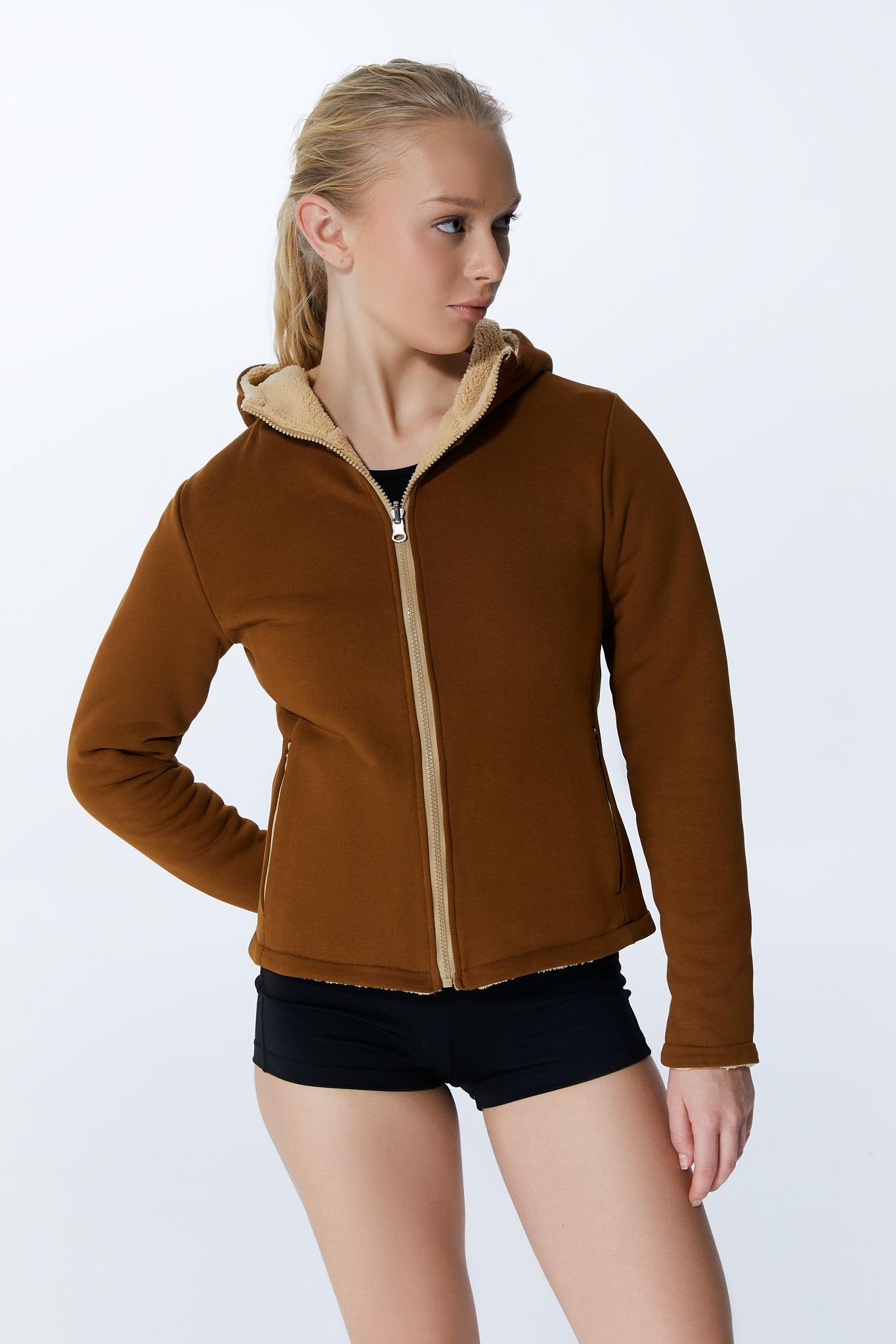 ED 2356-02 Oslo Çift Taraflı Termal Peluş Spor Ceket