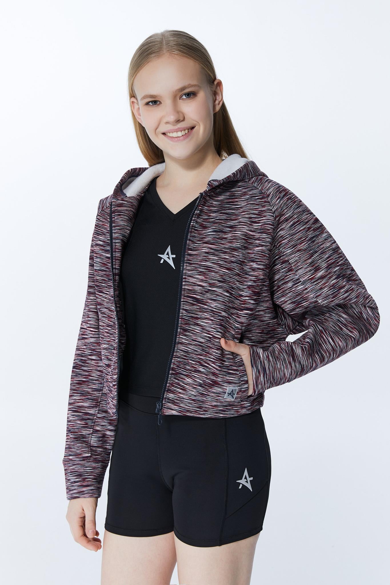 ED 2361-01 Kate Spor Ceket Bordo Melanj