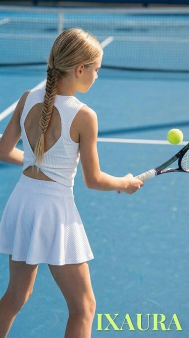 ED 2604 Taylor  Dry -Çocuk Kolsuz Spor Üst Top Beyaz