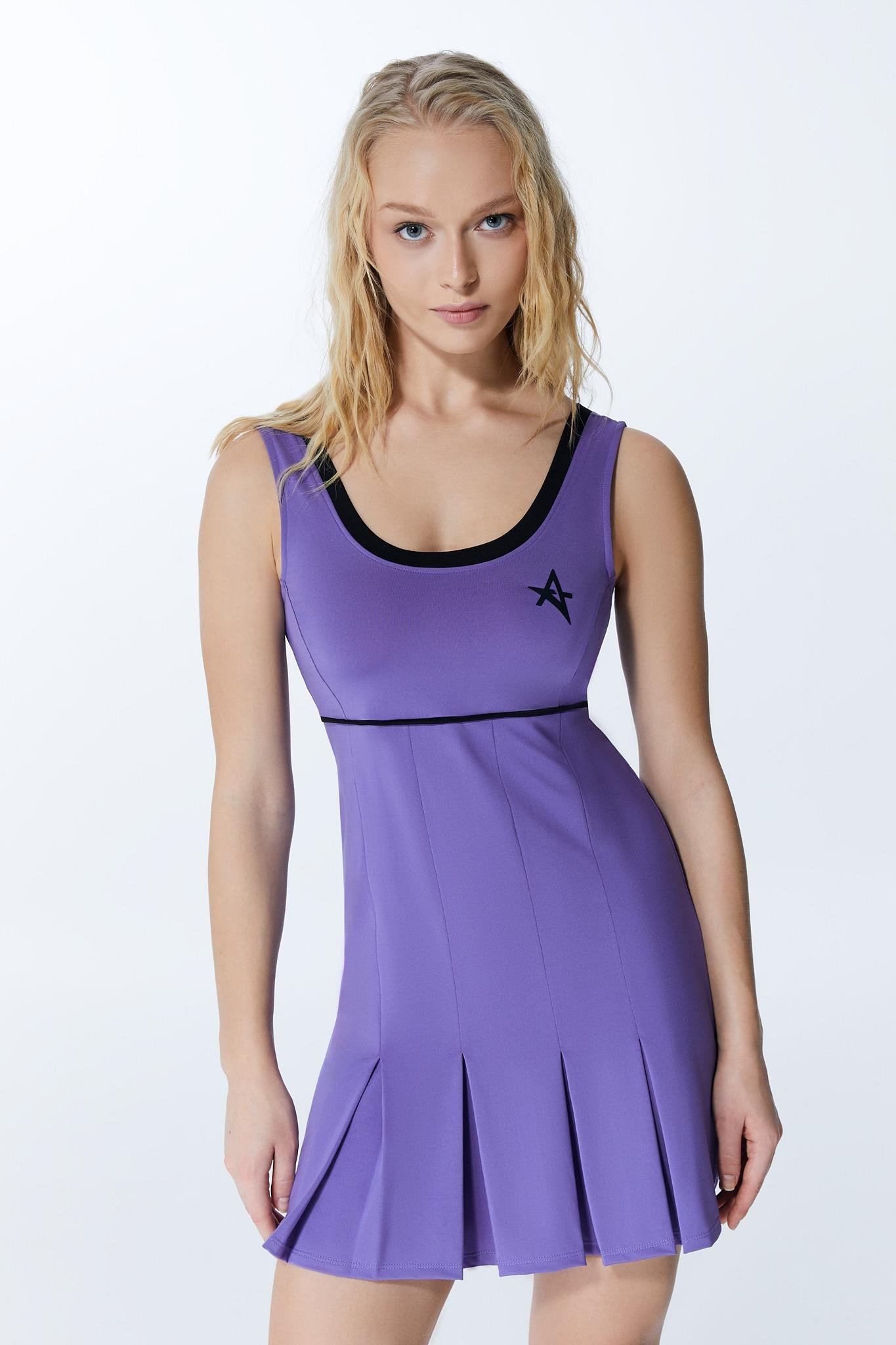 ED 2368-02 Naomi Spor Elbise Mor (TENİS, GOLF, DANS, PİCKLEBALL)