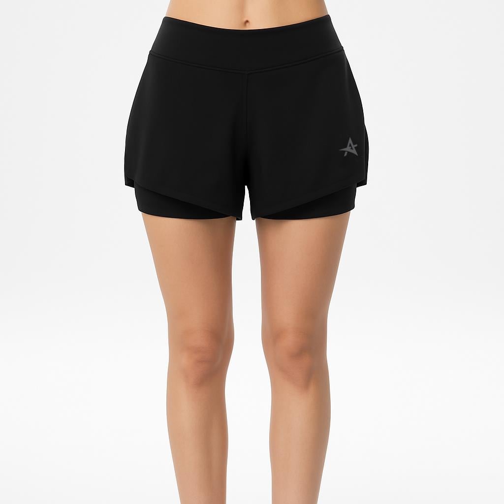 ED 2441-33 Kadın Simple Short Siyah