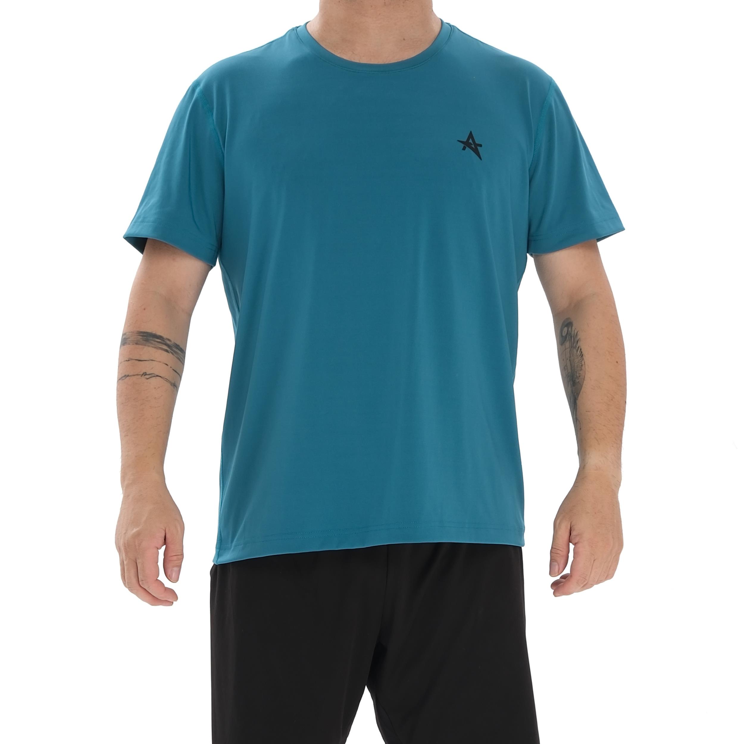 ED 2446 Rhode Likralı Interlock Erkek T-shirt Petrol