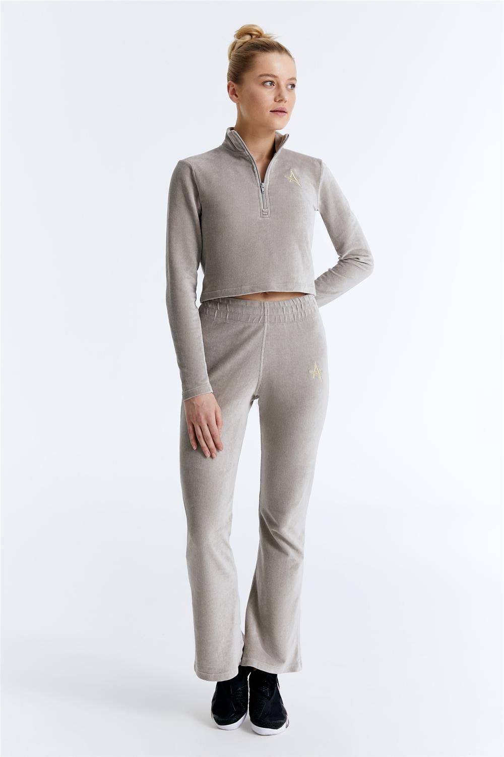 ED7750-12 Patrizia Velour Set Grey