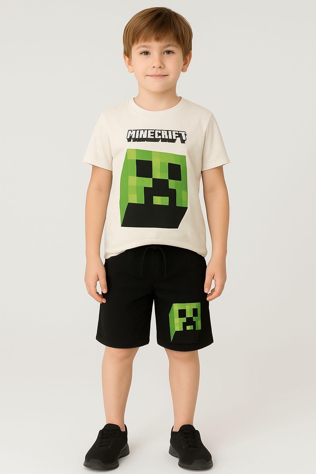 10037 Kids Minecraft Baskılı Takım 6-13/14 Yaş
