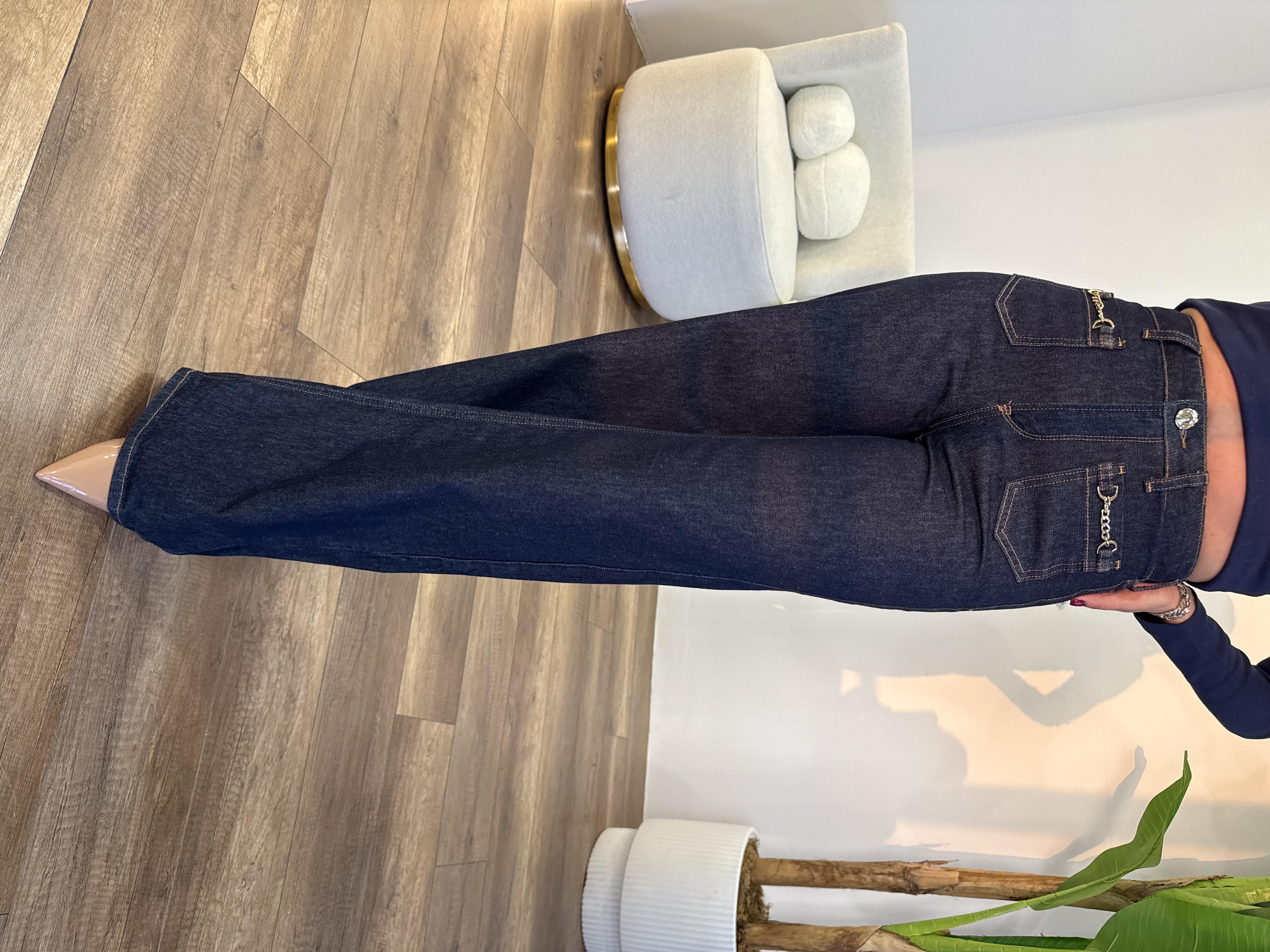 10788 Cebi Gold Zincir Detaylı Orj Jean