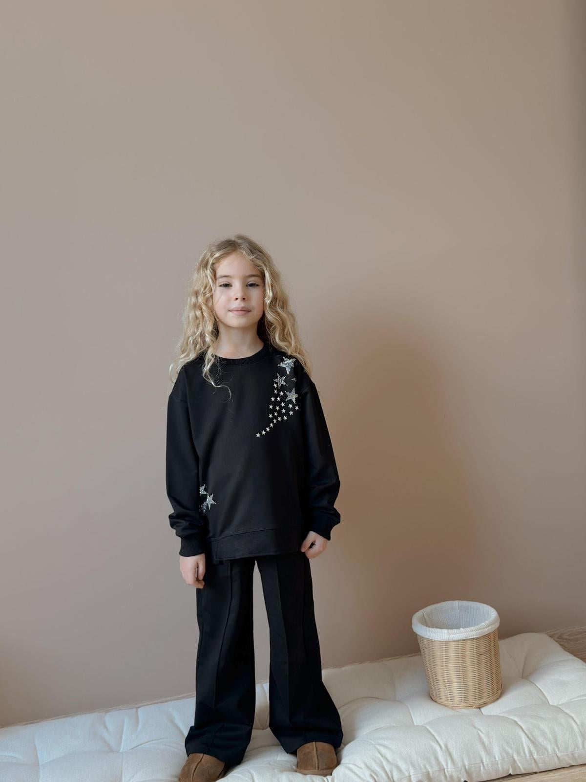 11114 Kids Taşlı Yıldızlı Takım 5-6/13-14 Yaş