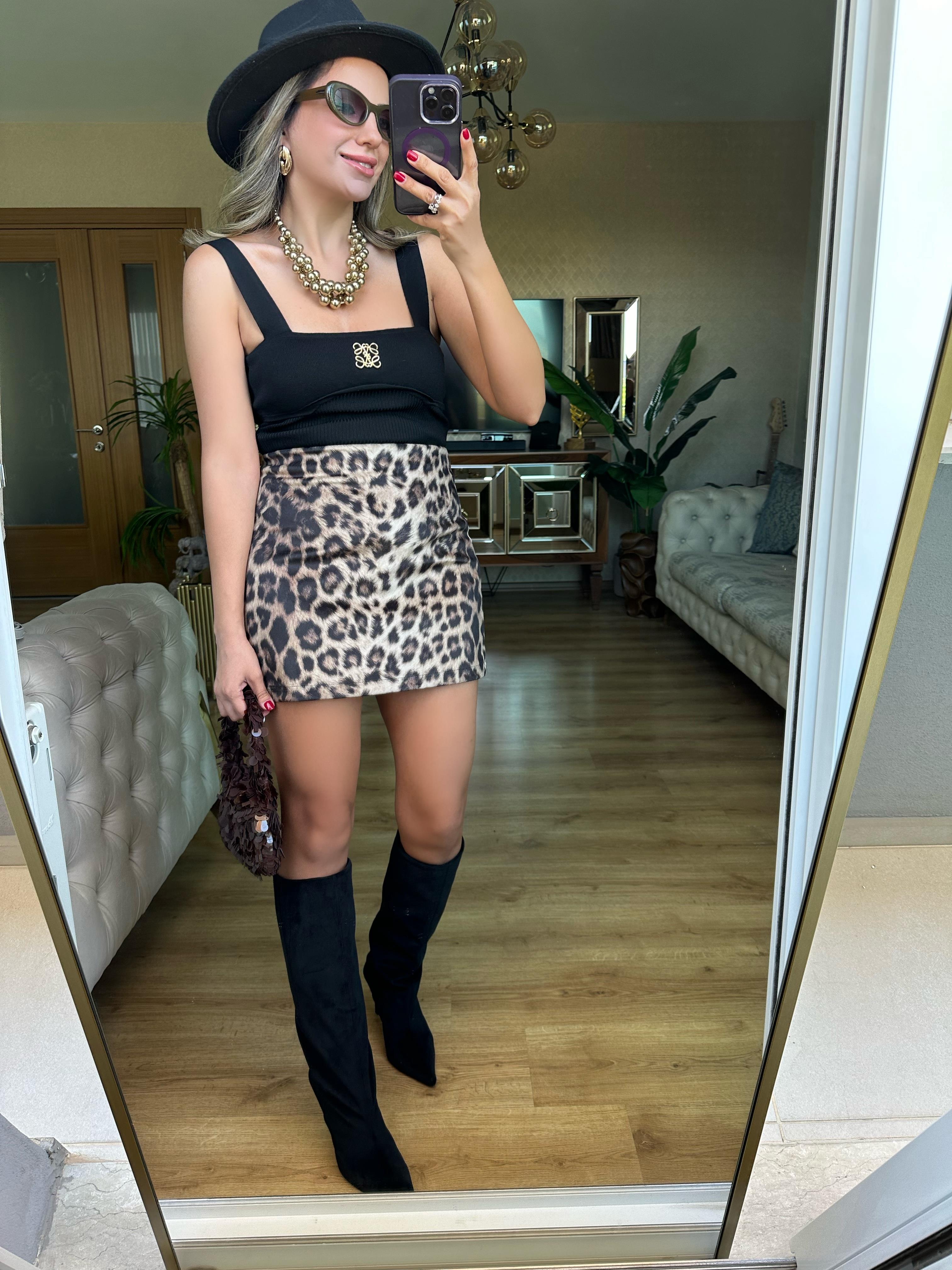 8811 Leopar Mini Etek