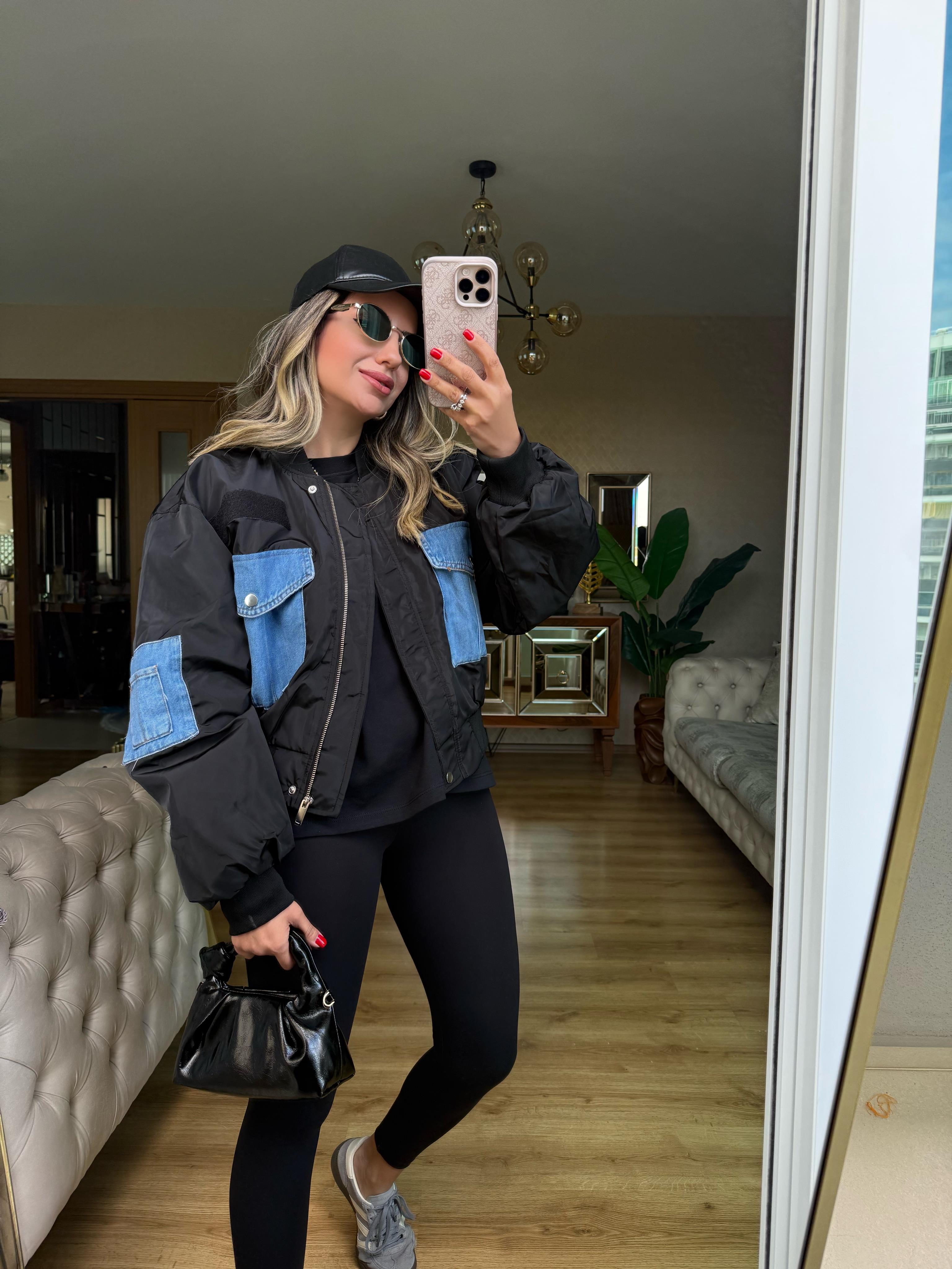 9147 Orj Marka Kot Detaylı Mont