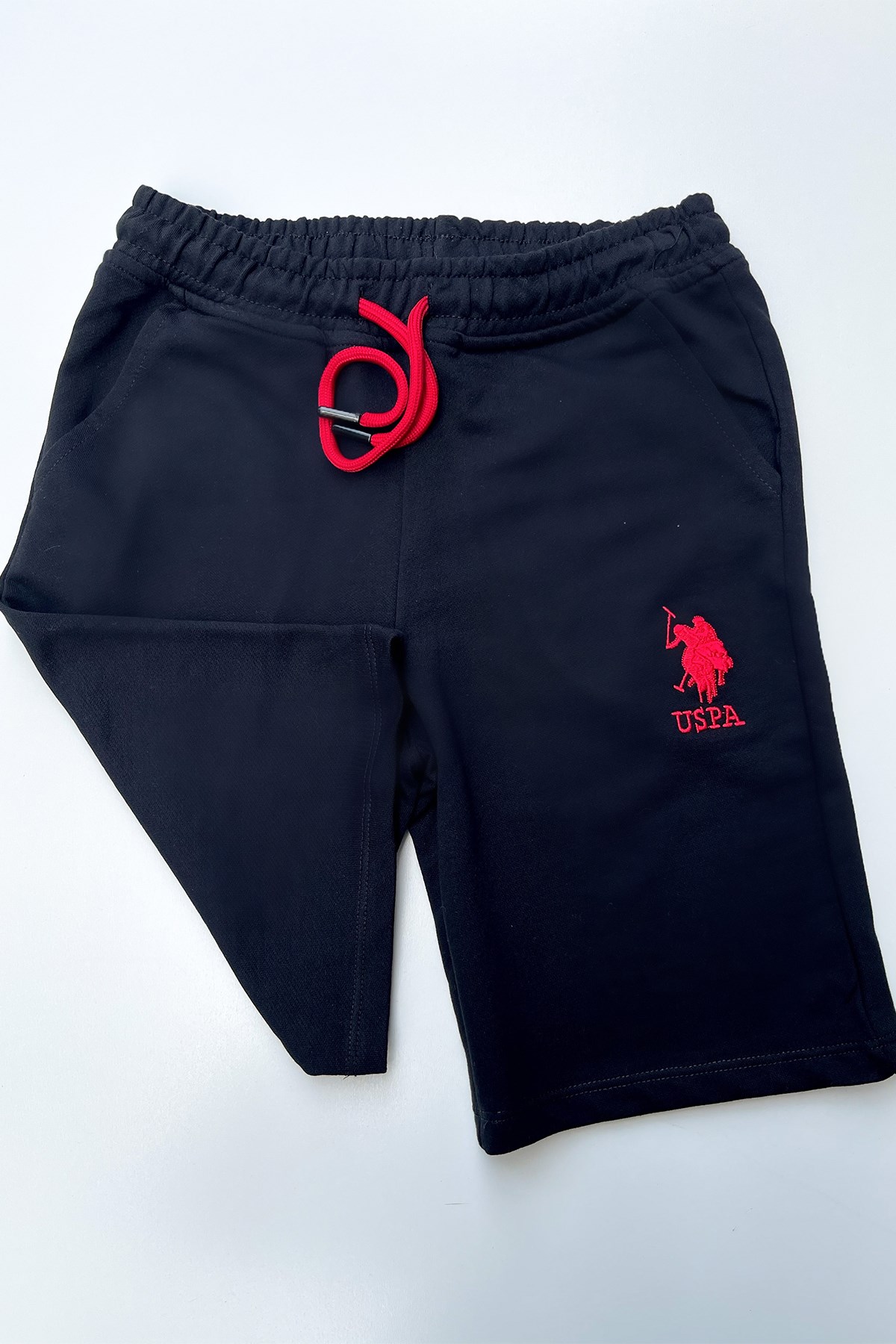 Erkek Siyah Polo Şort